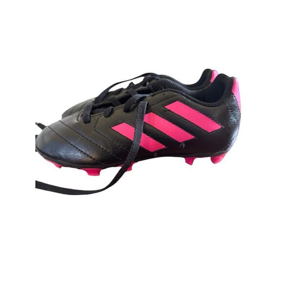 Adidas Size 12K US Black/Pink Soccer Cleats - Picture 4 of 9